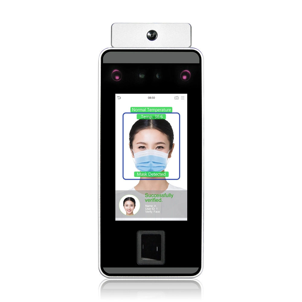 Biometric Access Control Face Recognition with Temperature Function