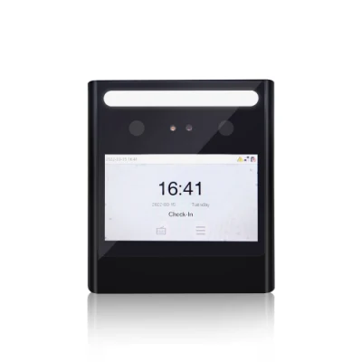 TCP IP Web dispositivo di riconoscimento facciale dipendente con orologio biometrico a tempo