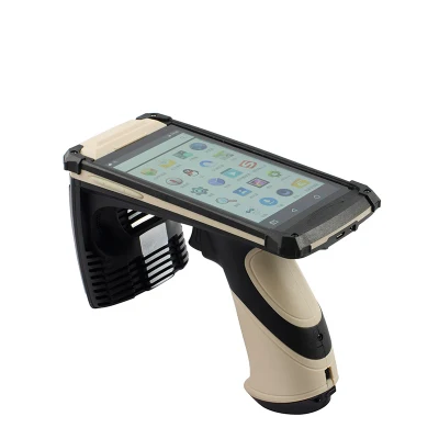 Lettore RFID portatile con caricabatterie IP65 Android 6.0 6000mAh UHF Lettore RFID