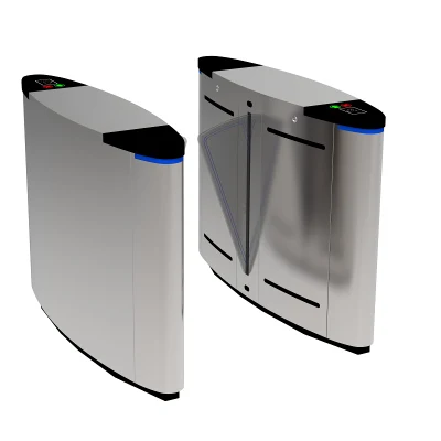 Accesso al cancello del tornello a barriera con aletta di riconoscimento facciale con impronte digitali RFID automatico Controllo