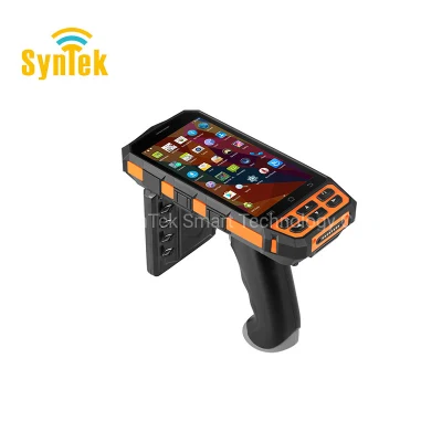 Lettore RFID portatile Android UHF quad-core con scanner per codici a barre/WiFi/GPS/4G