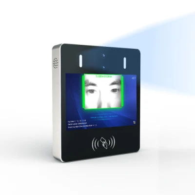 (IR8-TD) 7 pollici Large Screen Access Control e rilevazione presenze Riconoscimento dell&prime;iride del dispositivo con rilevatore di temperatura