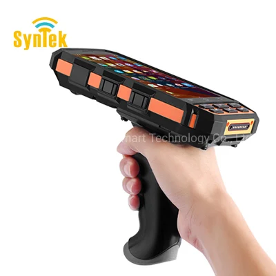 Lettore RFID portatile Android UHF quad-core con scanner per codici a barre/WiFi/GPS/4G