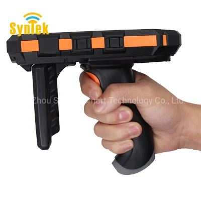 Lettore RFID portatile Android UHF quad-core con scanner per codici a barre/WiFi/GPS/4G