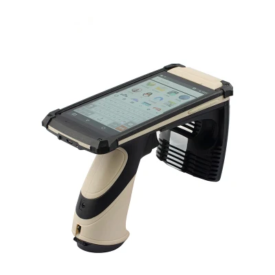 Lettore RFID portatile con caricabatterie IP65 Android 6.0 6000mAh UHF Lettore RFID