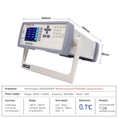 Strumenti di misurazione per alte temperature multicanale At4508