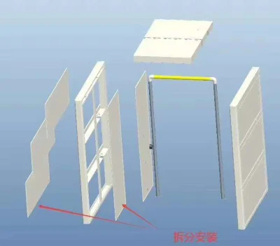 Termometro a infrarossi integrato cabina, spray disinfettante e sterilizzante cabina di disinfezione tunnel e canale della camera di disinfezione
