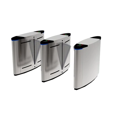 Accesso al cancello del tornello a barriera con aletta di riconoscimento facciale con impronte digitali RFID automatico Controllo