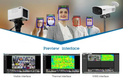 Fsan Multi-People termometro con scanner per febbre termometro con fotocamera