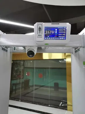 Dahua miglior porta telaio scanner corpo misurazione della temperatura walk through Rilevatore di metalli