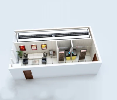Cassetta di sicurezza automatica della banca Hotel Vault Room con self-service Cassetta di sicurezza