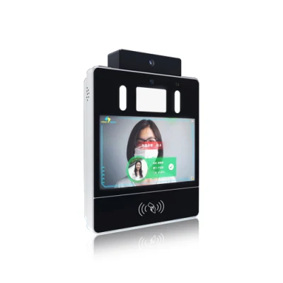 (IR8-TD) 7 pollici Large Screen Access Control e rilevazione presenze Riconoscimento dell&prime;iride del dispositivo con rilevatore di temperatura
