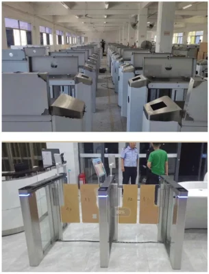 Access Control scanner per riconoscimento facciale bidirezionale a infrarossi rotazione automatica del cancello Tornello