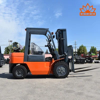 Carrello elevatore a benzina e GPL Mingyu 3t carico