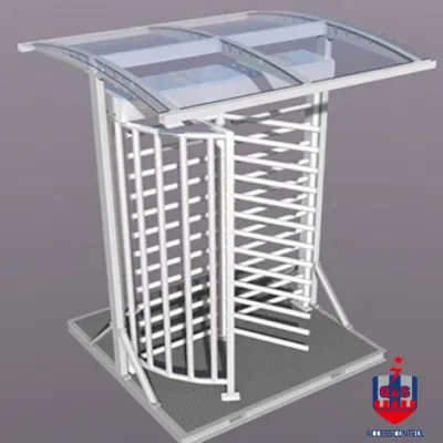 Tornello automatico esterno ad altezza piena con identificazione biometrica / tempo Presenza di lavoro
