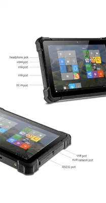 Robusto tablet industriale OEM da 10&quot; impermeabile e resistente agli urti IP68 Tablet Android con Fingerprint NFC 4G LTE Tablet PC