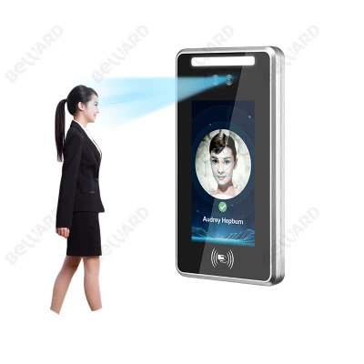 Scan Management dipendenti Facial Card Recording Recorder riconoscimento facciale dinamico Tempo di temporizzazione biometrica nella macchina