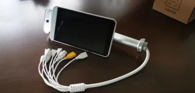 Sistema di riconoscimento facciale termometro LCD da 8 pollici temperatura corporea Riconoscimento dei volti con più lingue