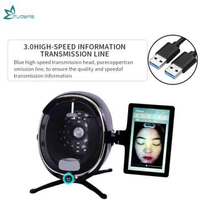 Scanner per viso portatile 3D per analisi della pelle scansione del viso Magic Mirror Analizzatore di pelle per il viso
