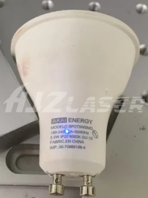 Logo di marcatura laser UV da 3 W Stampa maschera facciale N95 Macchina