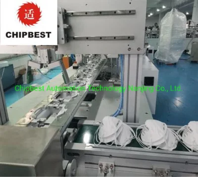 Maschera facciale a tazza FFP2 FFFP3 KN95 completamente automatica Macchina