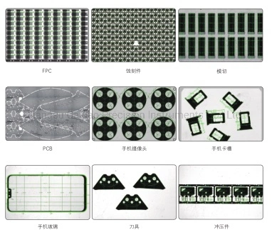 Macchina di misura a coordinate ottiche per etichette elettroniche RFID ispezione Plonk 190
