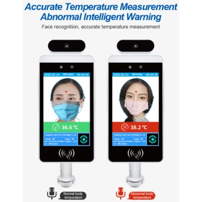 Rilevamento della temperatura di riconoscimento dei volti e misurazione della temperatura del lettore di telecamere
