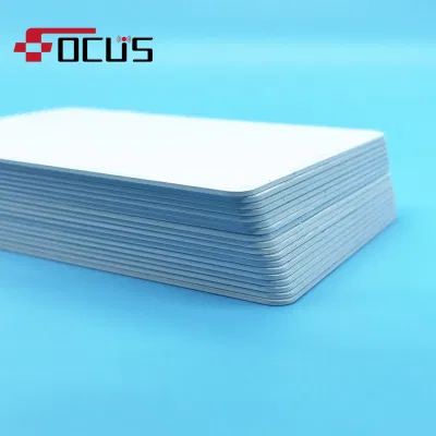 Scheda vuota NFC HF stampabile RFID Ntag213, scheda in PVC bianco