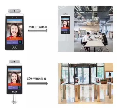Nuovo Android Dynamic 10000 Face Capacity WiFi Facial Recognition Dynamic Riconoscimento facciale e sistema di controllo dell&prime;accesso con telecamera dinamica ampia Binoculare