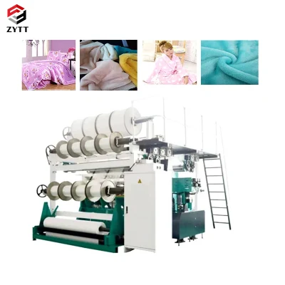 Macchina per raspare con letto doppio ad ago macchina per maglieria Raschel Warp Per coperta