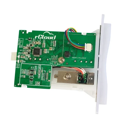 Lettore di schede di gioco RGB a inserimento manuale magnetico e RFID senza contatto