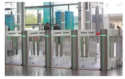Access Control scanner per riconoscimento facciale bidirezionale a infrarossi rotazione automatica del cancello Tornello