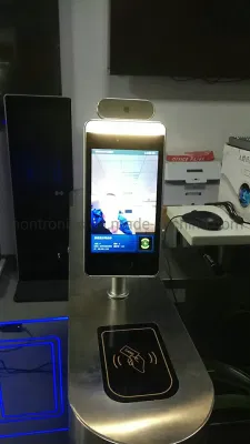 Sistema di riconoscimento facciale Android 5.1 da 8 pollici temperatura corporea umana a infrarossi Tablet capacitivo con schermo a sfioramento di misurazione