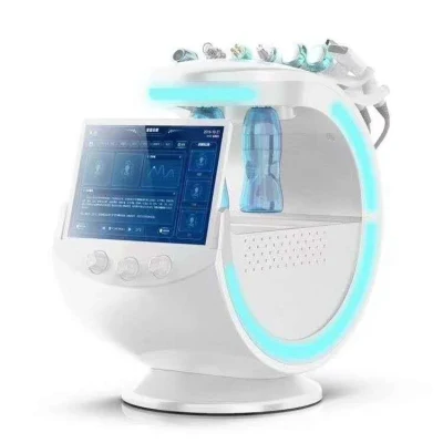 Ultima macchina facciale Hydro 7 in 1 Aqua Peel Oxygen Spray Skin Management System Smart Ice Blue Beauty Device