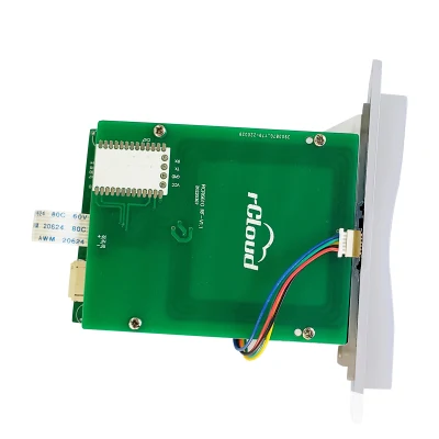 Lettore di schede di gioco RGB a inserimento manuale magnetico e RFID senza contatto