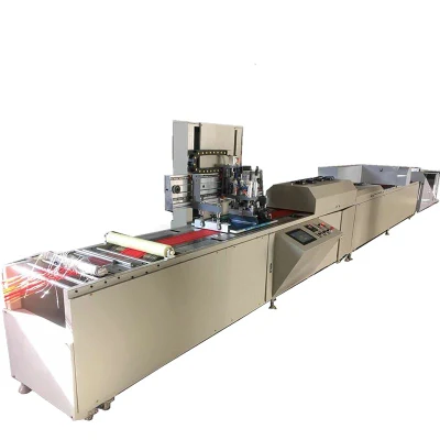 Set completo Roll to Roll RFID Screen Printing Machinery Silk Macchina per stampa serigrafica con stampante a schermo Motor Drivensilk