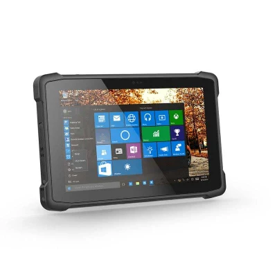 10&quot; Win 10.1 10000 mha 4+64 GB NFC resistente all&prime;acqua Android Tablet PC industriale con scanner per impronte digitali con montaggio su veicolo