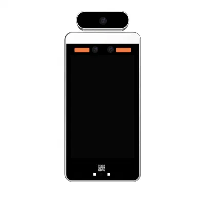 Dispositivo di riconoscimento facciale con touch screen da 8 pollici EU Green Pass Rilevamento della temperatura del lettore di codici QR