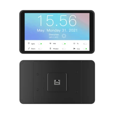 Tablet Smart Home Automation con display Android touch screen a parete Montare il supporto a parete per tablet PoE da pannello con il tablet Power Android PC personalizzato