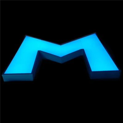 Lettera di segnalazione a LED commerciale con illuminazione frontale 3D e superficie acrilica
