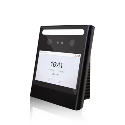 TCP IP Web dispositivo di riconoscimento facciale dipendente con orologio biometrico a tempo