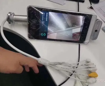 Sistema di riconoscimento facciale termometro LCD da 8 pollici temperatura corporea Riconoscimento dei volti con più lingue