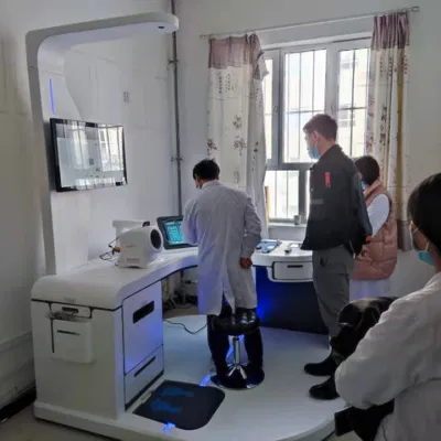 Chiosco di controllo dello stato di Self-Service con schermo a sfioramento LCD dell&prime;ospedale medico