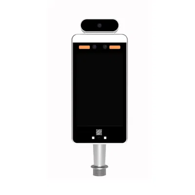 Dispositivo di riconoscimento facciale con touch screen da 8 pollici EU Green Pass Rilevamento della temperatura del lettore di codici QR