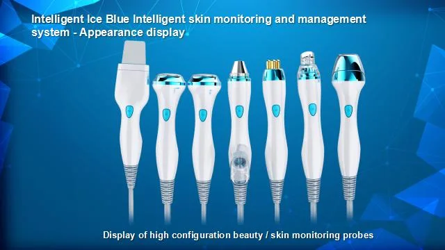 Latest 7 in 1 Hydro Facial Machine Aqua Peel Oxygen Spray Skin Management System Smart Ice Blue Beauty Device