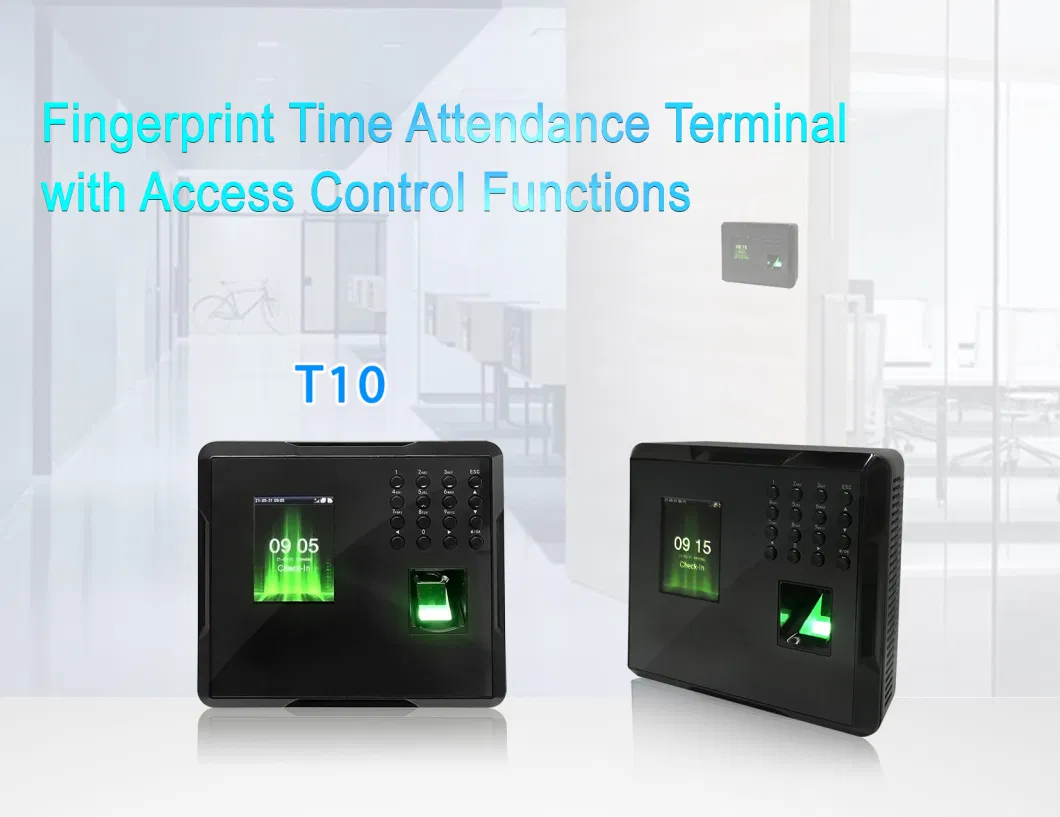 2.8-Inch TFT Screen Fingerprint Time Attendance and Access Control Device