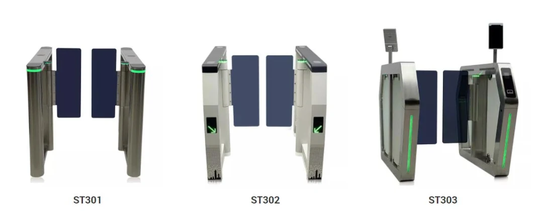 Face Recognize Access Control System Gym Security Entrance Checking Swing Turnstile Gate