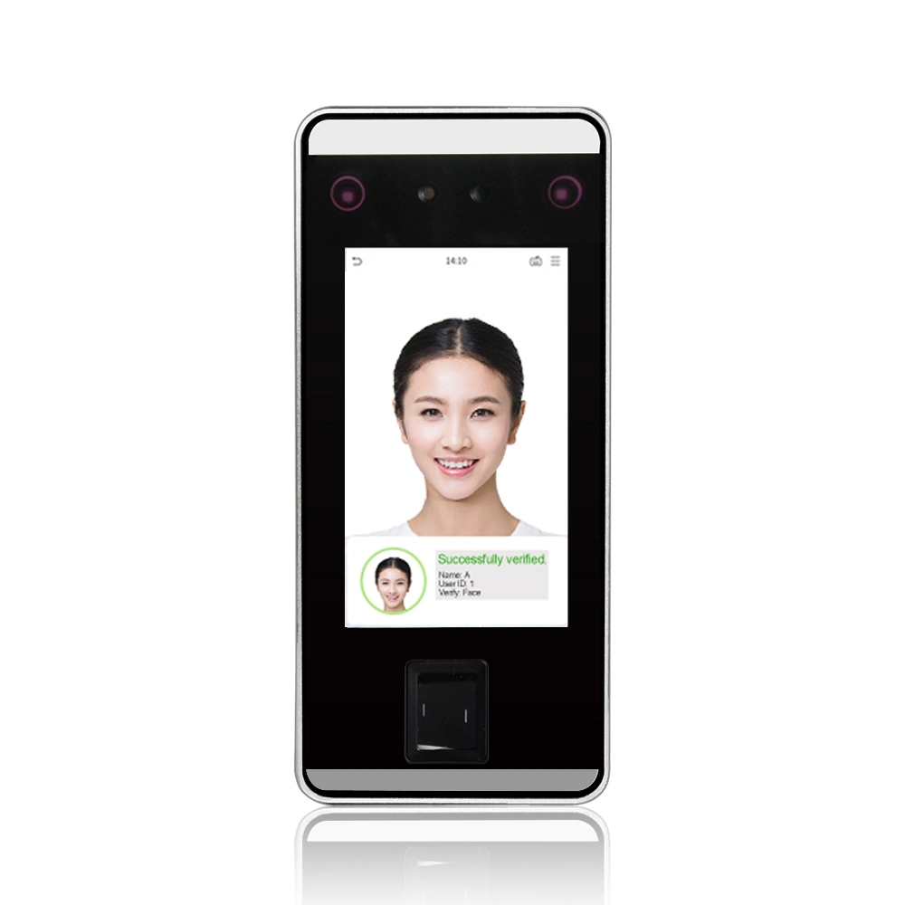 (FacePro1) Visible Light Masked Face Palm Recognition Time Attendance and Access Control Machine