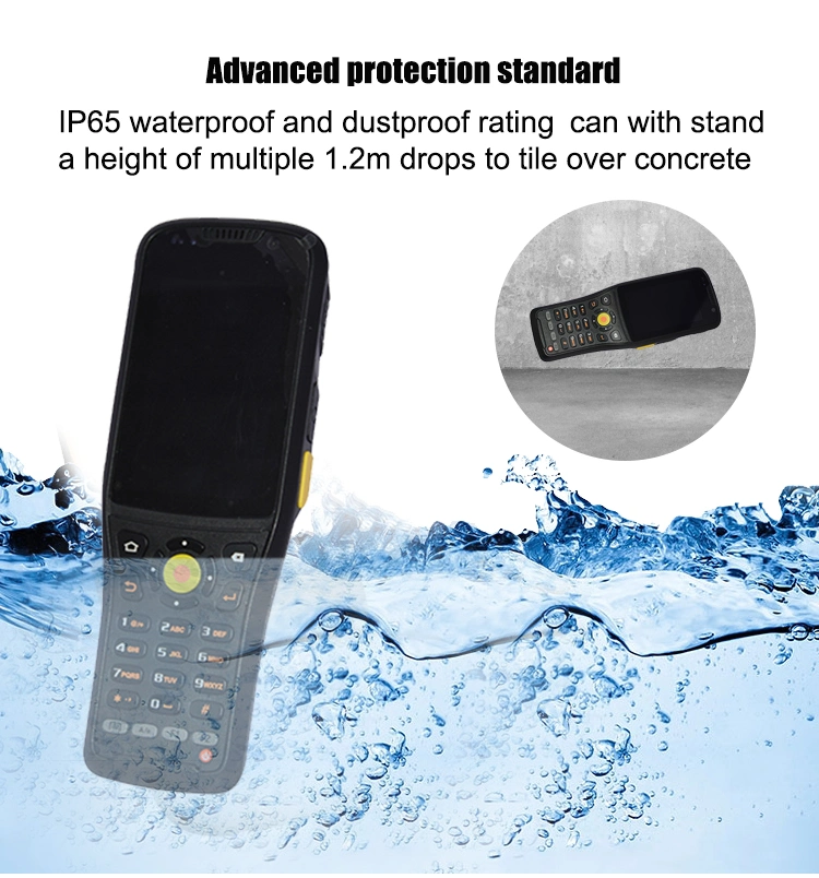 RFID Reader Touch Screen Handheld Barcode Scanner Android PDA (C60)