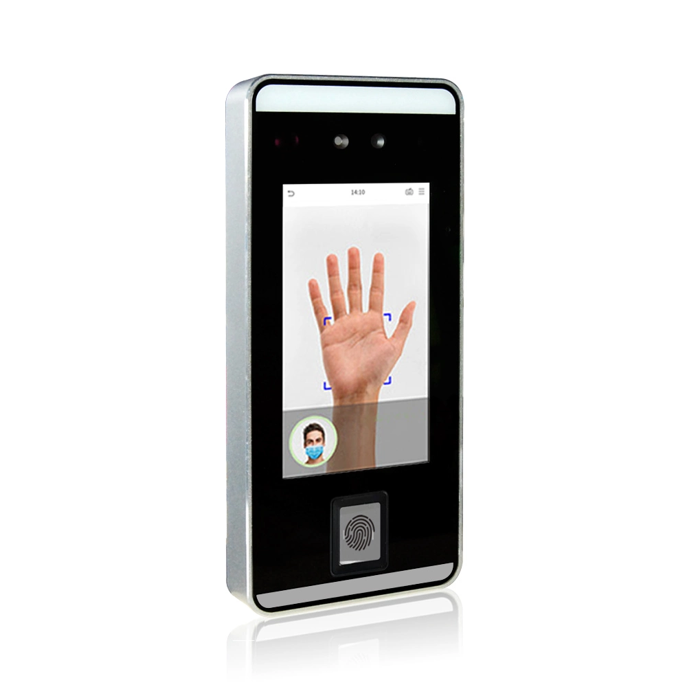 (FacePro1-P) Palm Face Fingerprint RFID Card Visible Light Dynamic Facial Access Control with Time Attendance Function